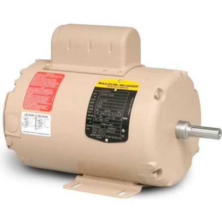 BALDOR-RELIANCE Baldor-Reliance Motor AFL3520A, .75HP, 3450RPM, 1PH, 60HZ, 56Z, 3420L, TEAO, F1 AFL3520A